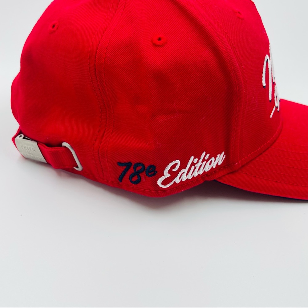 Peter Mc Andrew Monaco Grand Prix 78th Edition Red Racing Ball Cap Hat Mens TU - Picture 3 of 13